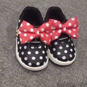Disney Minnie Mouse Polka Dot Kids Shoes with Bow 3